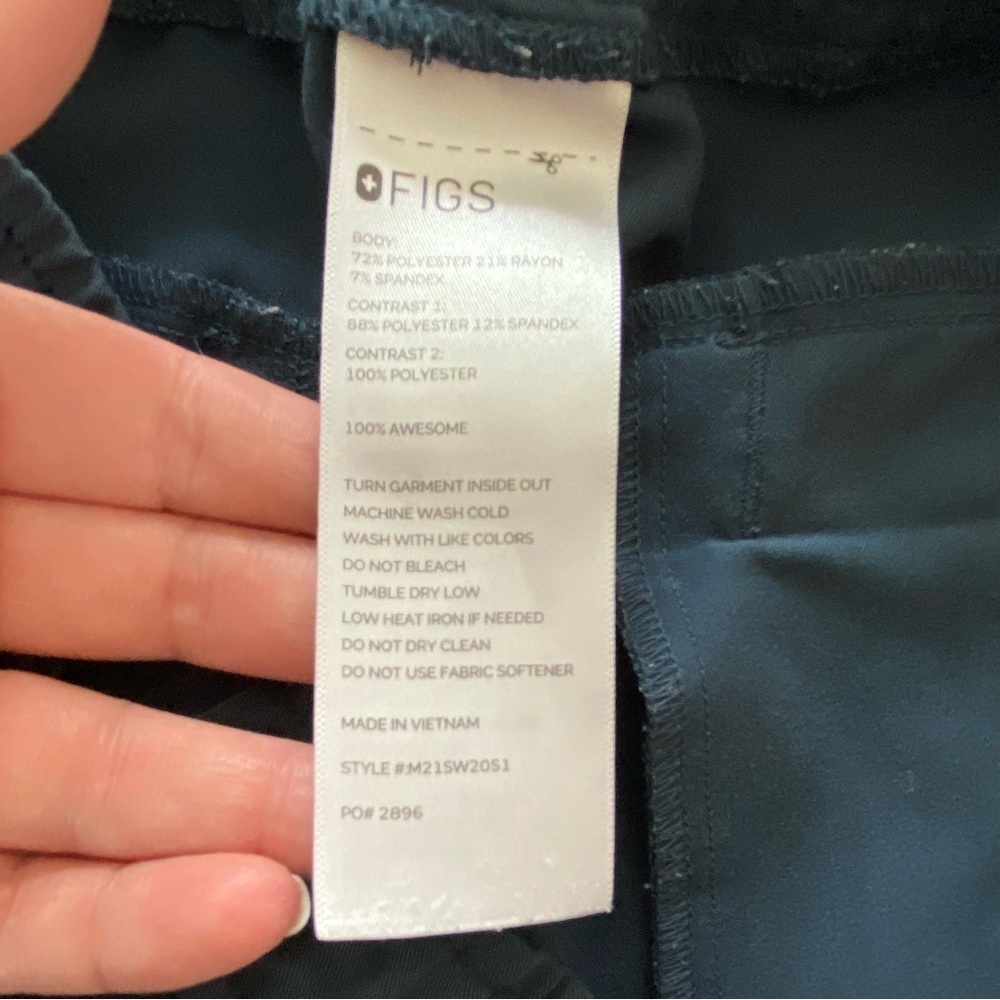 FIGS Blue Tansen Jogger Scrub Pants Medium - Picture 15 of 16